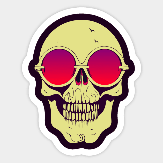 Skeleton sunglasses discount